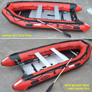 Seamax Ocean380T 12.5 Feet Commercial Grade Inflatable Boat, Max 7 Passengers and 25HP Rated - Seamax Marine
