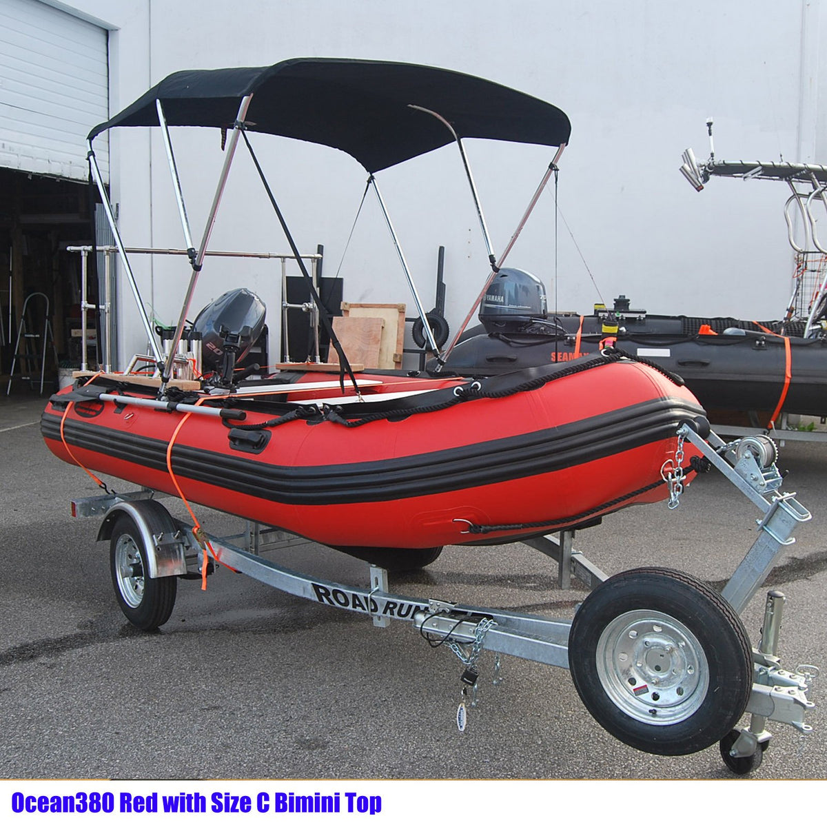 Seamax Ocean380 12.5 Feet Heavy Duty Inflatable Boat, Max 5 Passengers &amp; Rated 25HP - Seamax Marine