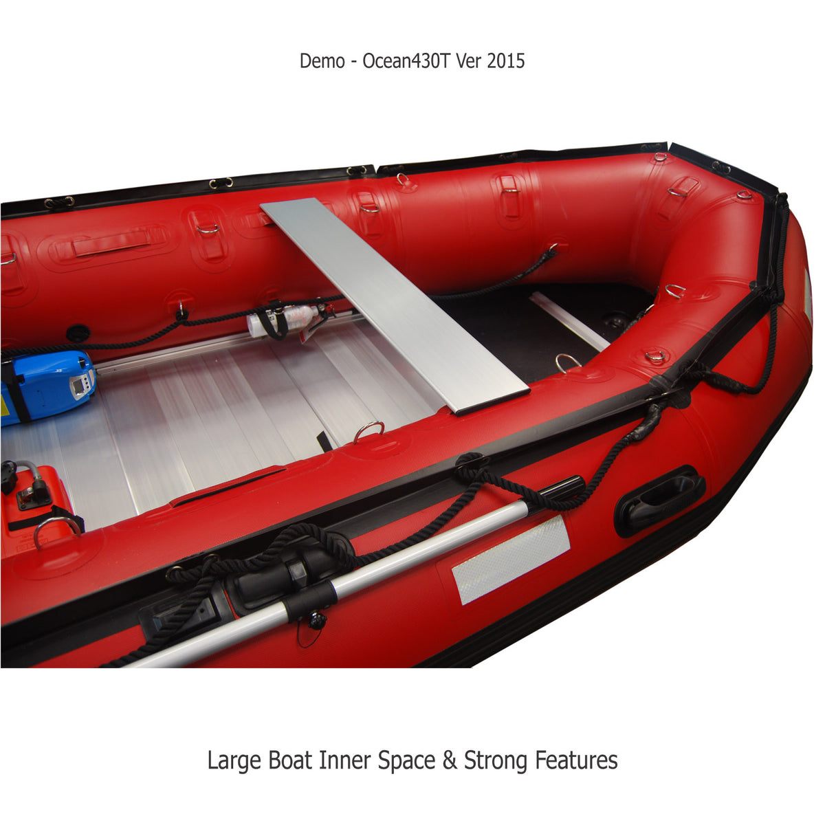 Seamax Ocean500T 16.5 Feet Commercial Grade Inflatable Boat, Max 15 Passengers and 50HP Rated - Seamax Marine