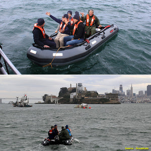 Seamax Ocean500T 16.5 Feet Commercial Grade Inflatable Boat, Max 15 Passengers and 50HP Rated - Seamax Marine