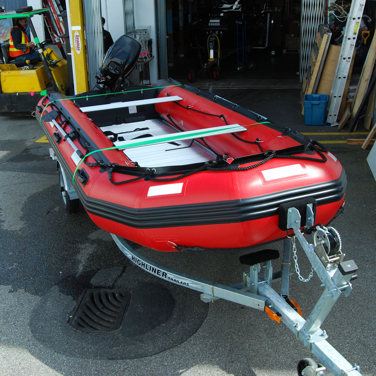 Seamax Ocean500T 16.5 Feet Commercial Grade Inflatable Boat, Max 15 Passengers and 50HP Rated - Seamax Marine