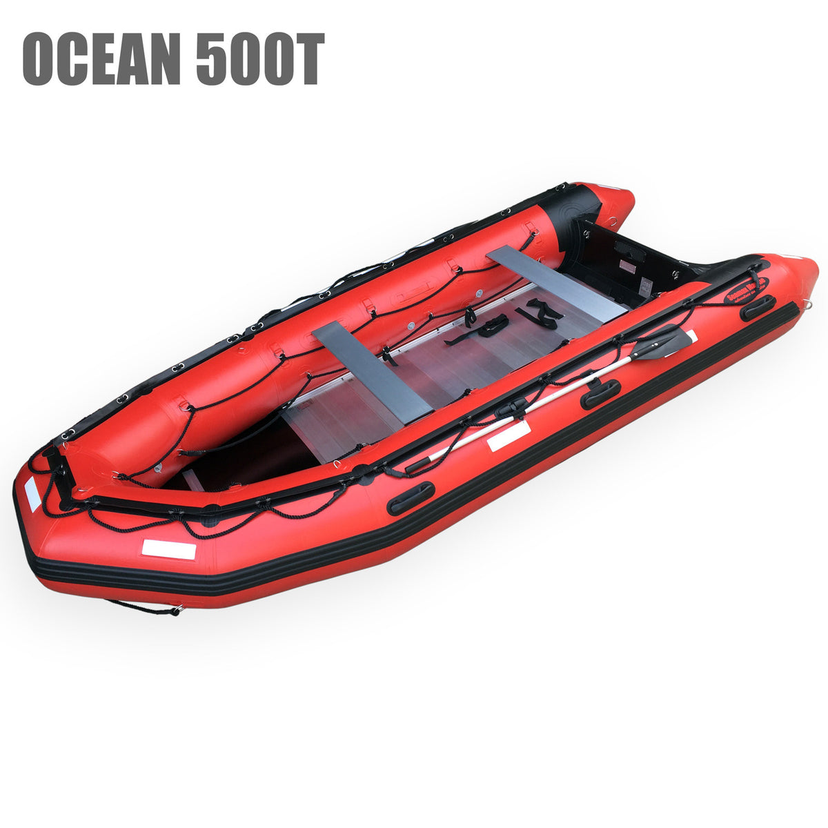 Seamax Ocean500T 16.5 Feet Commercial Grade Inflatable Boat, Max 15 Passengers and 50HP Rated - Seamax Marine