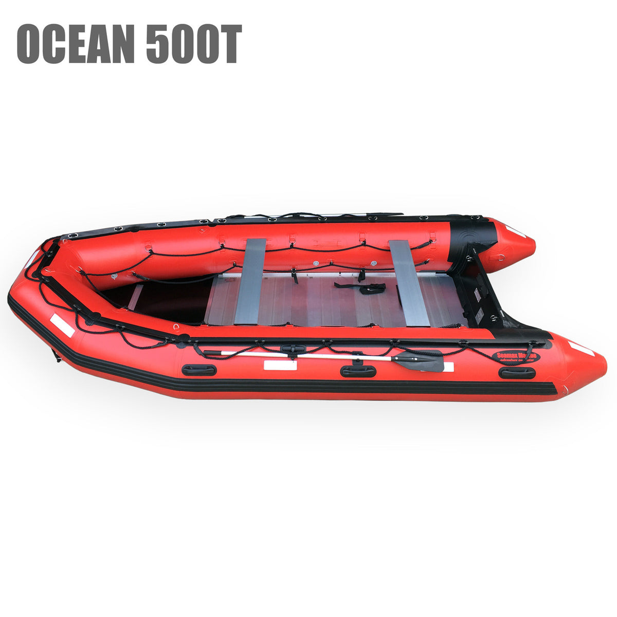 Seamax Ocean500T 16.5 Feet Commercial Grade Inflatable Boat, Max 15 Passengers and 50HP Rated - Seamax Marine