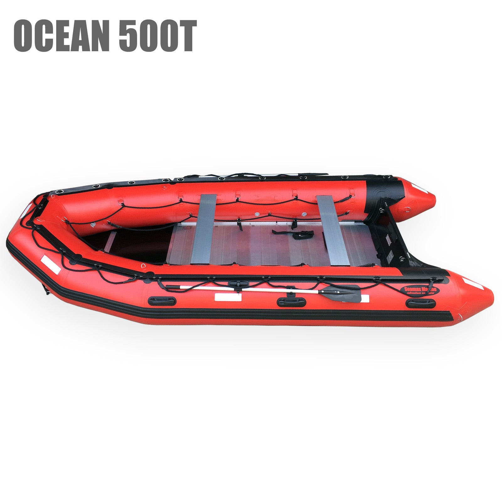 Seamax Ocean500T 16.5 Feet Commercial Grade Inflatable Boat, Max 15 Passengers and 50HP Rated - Seamax Marine