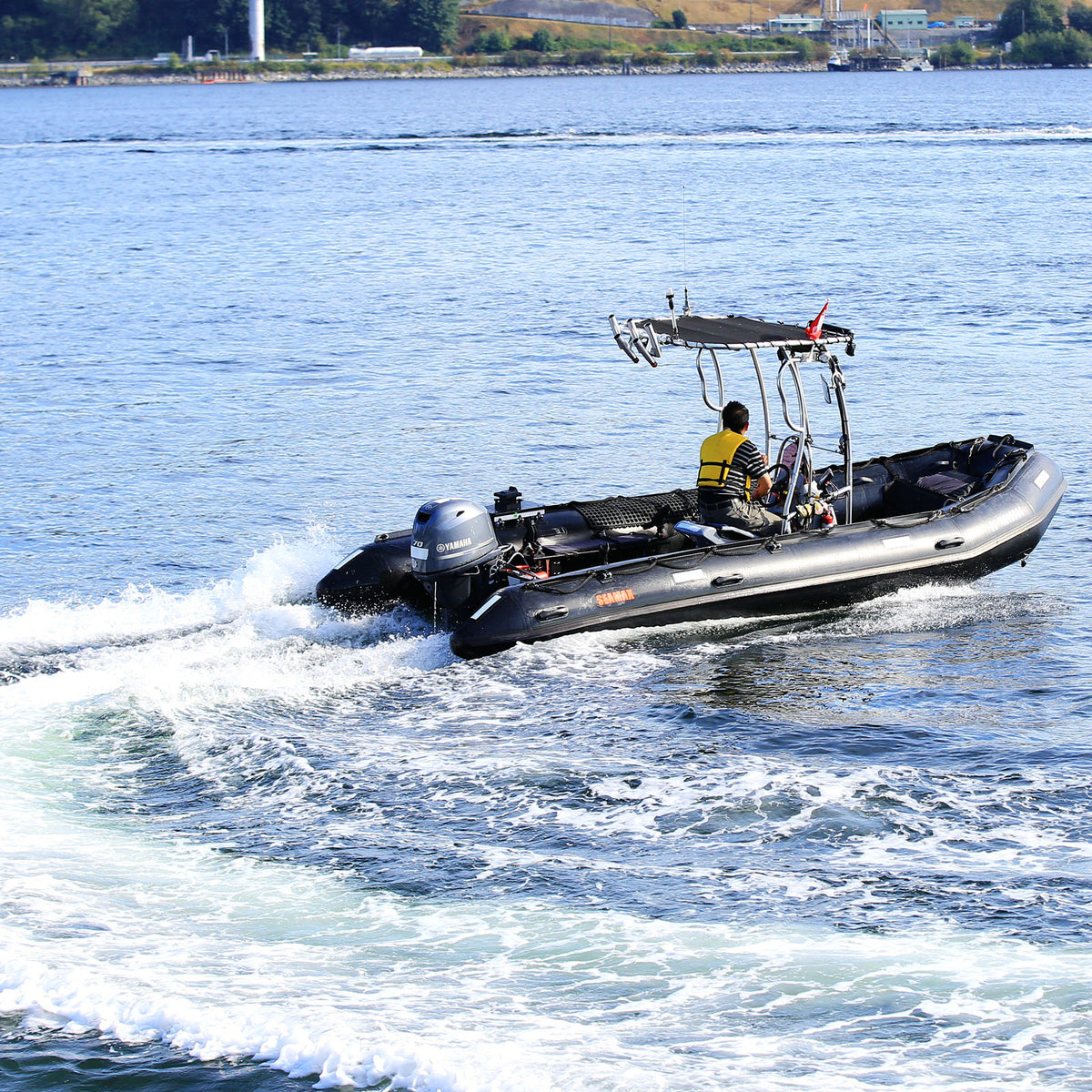 Seamax Pro OceanT Hypalon Commercial Grade Inflatable Boat, with Heavy Duty Alumium Floor (Boat Only) - Seamax Marine