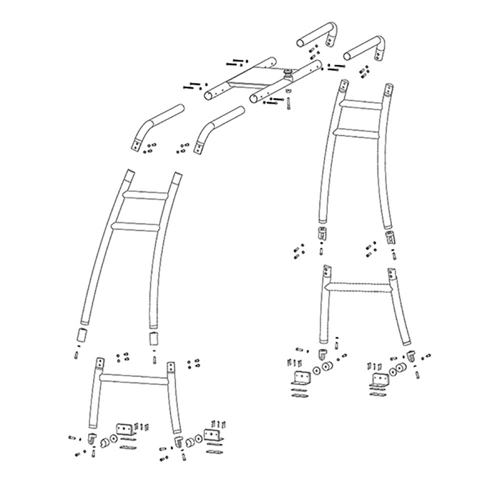 Origin-Indy Cruze Wakeboard Tower for Pontoon Boat