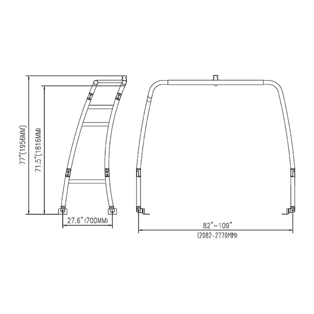 Origin-Indy Cruze Wakeboard Tower for Pontoon Boat