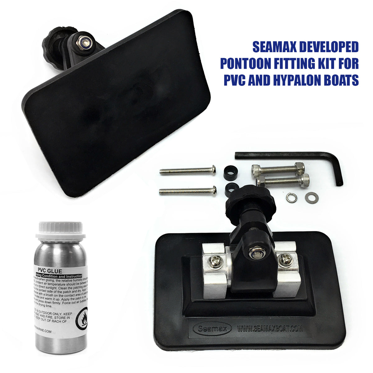 Seamax Developed Bimini Top Pontoon Fitting Kit for Inflatable Boat - Seamax Marine