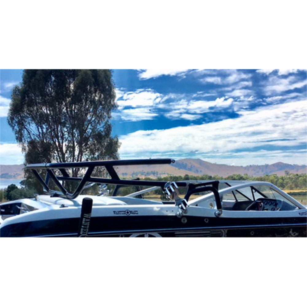 Reborn LaunchX Wakeboard Tower - Polished &amp; Black