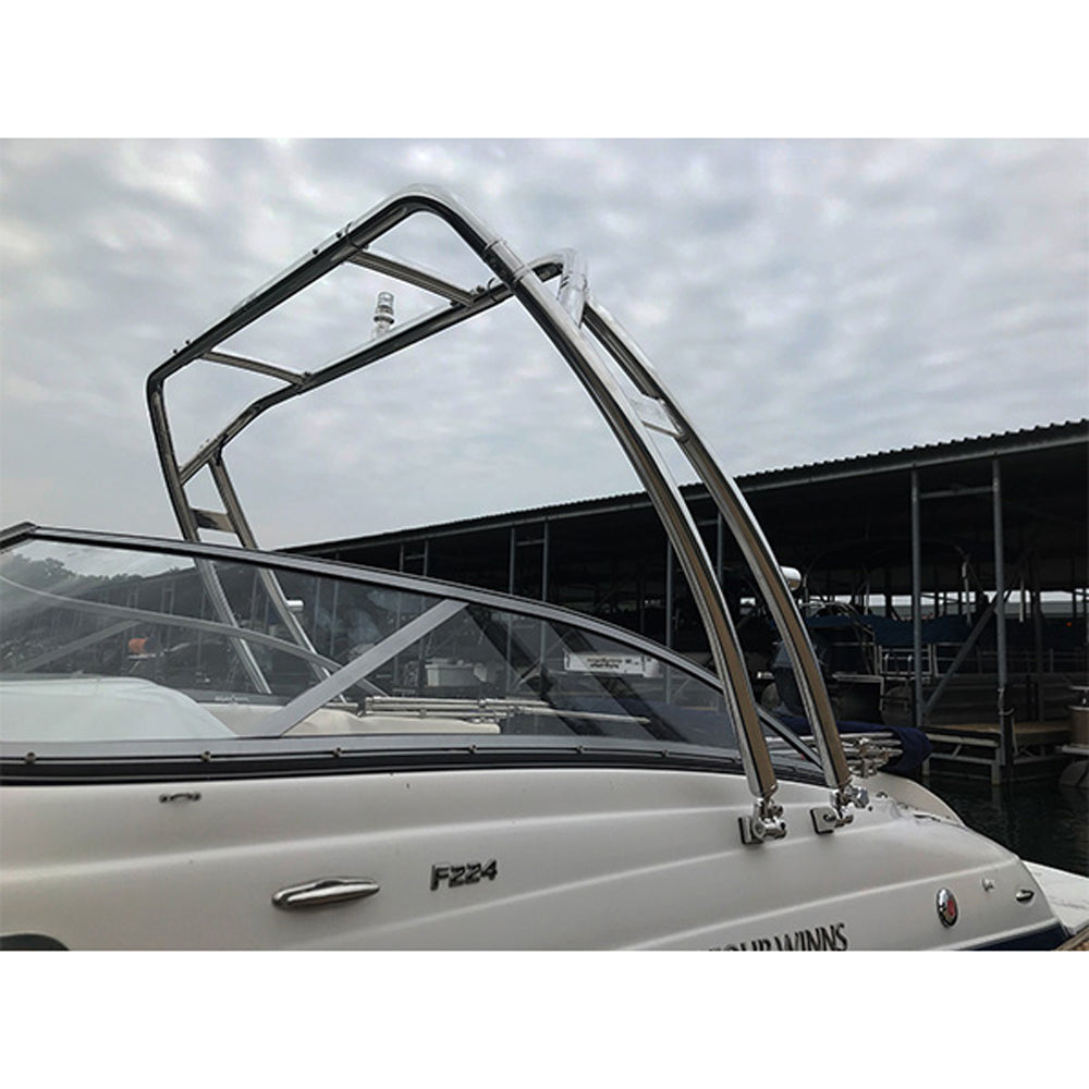 Reborn Launch Forward-Facing Wakeboard Tower - Polished