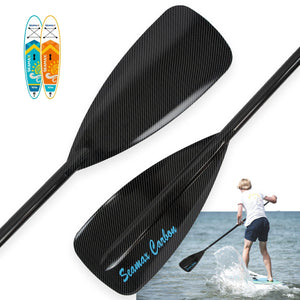 Seamax New Carbon Fiber Adjustable SUP Paddle 65'-85' for Stand Up Paddle Board - Seamax Marine