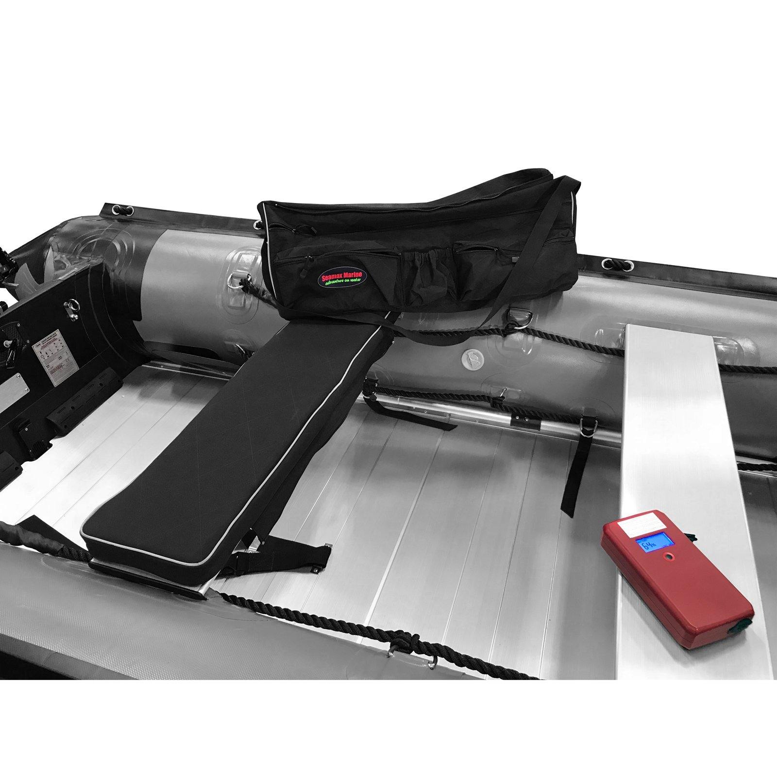 Seamax Sunlitec Inflatable Boat Bench Seat Cushion and Detachable Seat ...