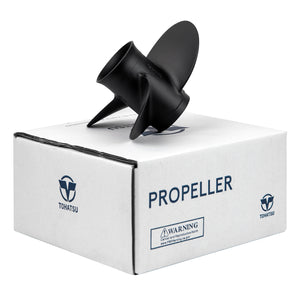 Genuine Propeller Fits Tohatsu / Nissan / Mercury 9.9, 15, 20HP - Aluminum, 3-Blade 9.25" Diam. x 10" Pitch Part#: 362B641080