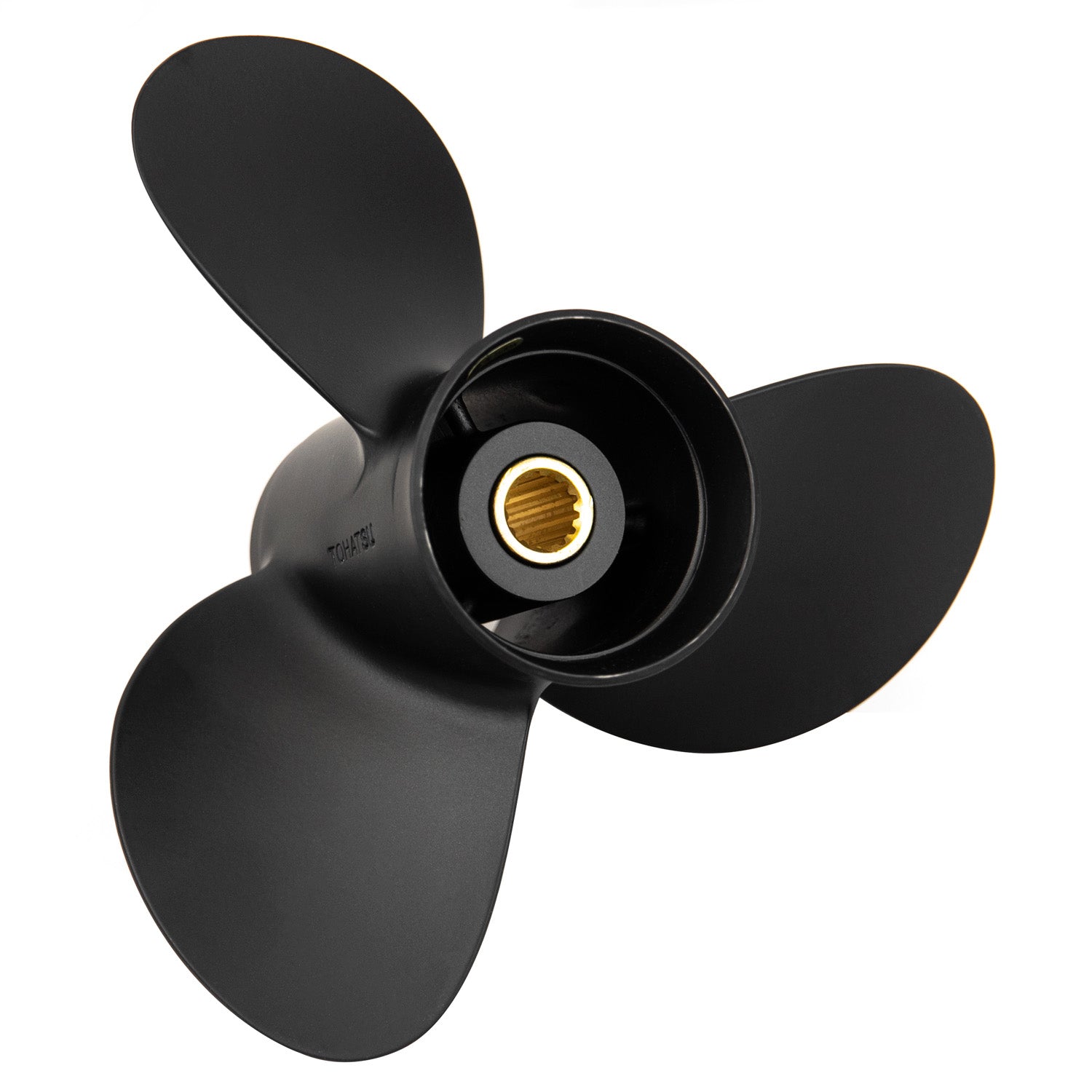 Genuine Propeller fits Tohatsu Tohatsu / Nissan / Mercury 8, 9.8 HP - Aluminum, 3-Blade 8.5" Diam. x 8" Pitch, Part#: 3B2B645151