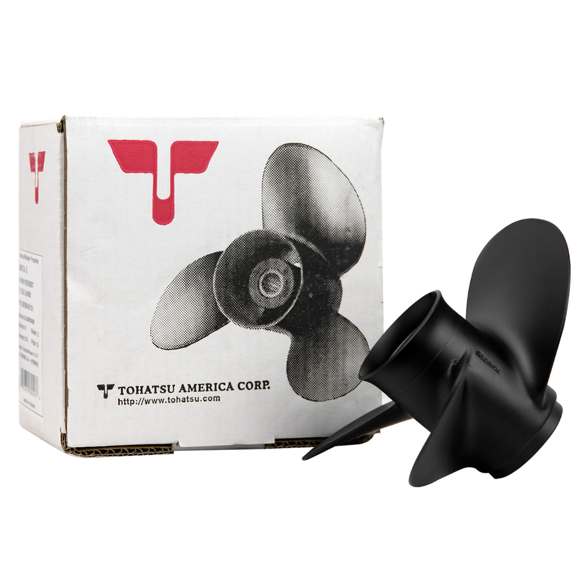 Genuine Propeller fits Tohatsu Tohatsu / Nissan / Mercury 8, 9.8 HP - Aluminum, 3-Blade 8.5" Diam. x 8" Pitch, Part#: 3B2B645151
