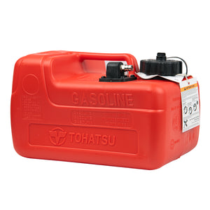 Genuine Tohatsu Nissan Fuel Tank 3.1 US Gallon (12 liter) fuel tank with tank-side connector, Part#: 3V170-1671M