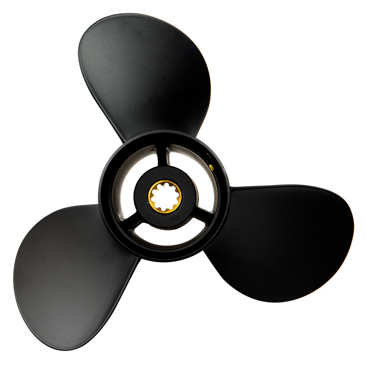 Genuine Propeller fits Tohatsu Tohatsu / Nissan / Mercury 8, 9.8 HP - Aluminum, 3-Blade 8.5" Diam. x 8" Pitch, Part#: 3B2B645151