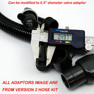 Nylon Air Hose Kit for Seamax 20PSI SUP Electric Air Pump - 2 Version - Seamax Marine