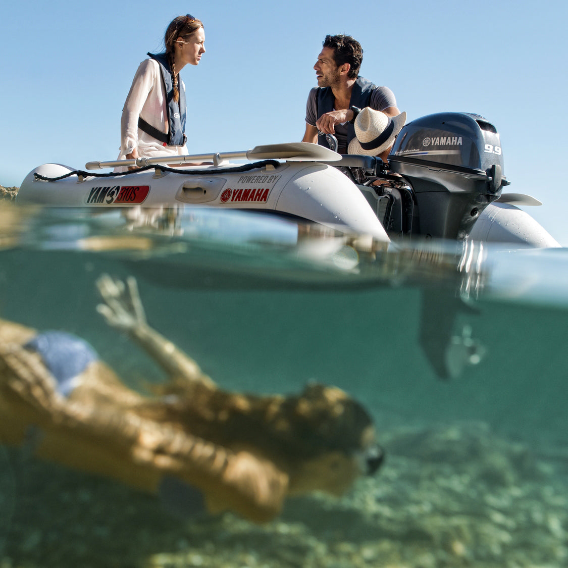 Yamaha 4-Stroke 9.9HP Tiller Handle Outboard Motor - Seamax Marine