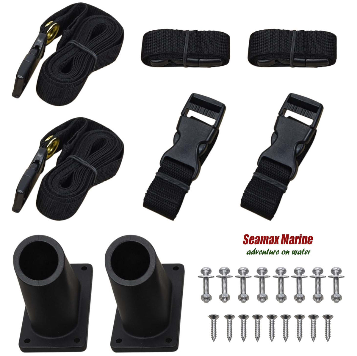 Seamax Canvas Extension Shade Kit, Good to Create the Extra Coverage, with Telescopic Rear Poles &amp; Elastic Fabric Canvas