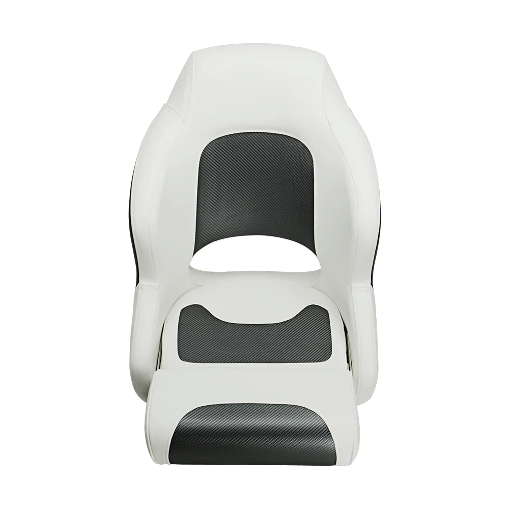Seamander Captain Bucket Seat,Sport Flip Up Seat BS002WC (White/Charcoal)