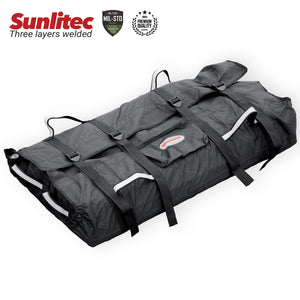 Seamax Sunlitec Floor Board Carrying Bag for Inflatable Boat, Quick Release Design for Fast Packing, 4 Ways Reflective Handle Easy to Carry