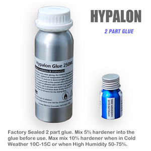Pro Repair Kit for Inflatable Boats, Marine Grade 250ml 2 Parts Adhesive Sealed in Aluminum Bottles - PVC & Hypalon Version Available