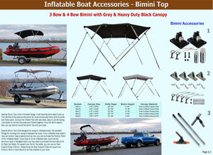 Seamax Bimini Solution for Inflatable Boat, Fiberglass Boat, and Aluminum Boat - Seamax Marine